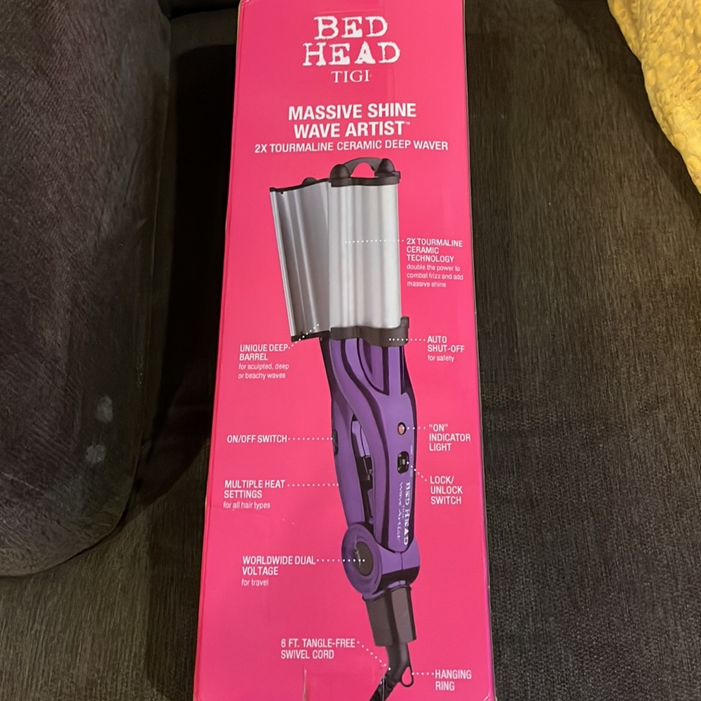 Bed Head Wave Artist Deep Waver Tourmaline Ceramic Hair Curler for Beachy Waves - Picture 2 of 6